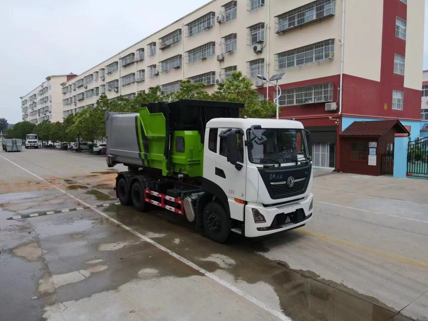 東風(fēng)天龍后8輪勾臂車